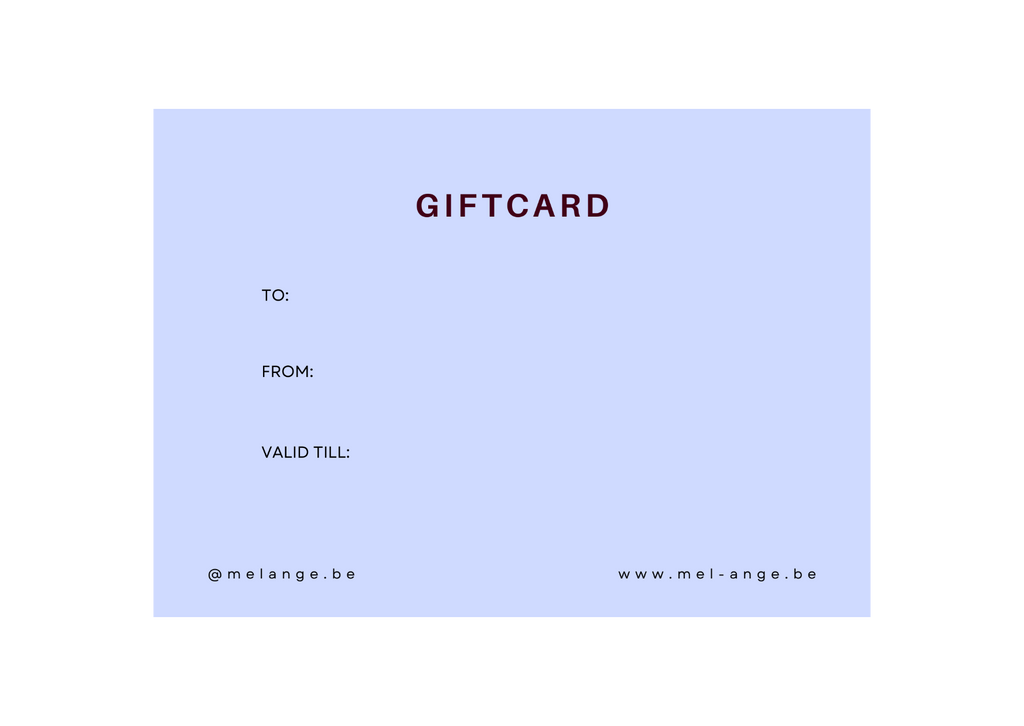 MEL'ANGE cadeaubon