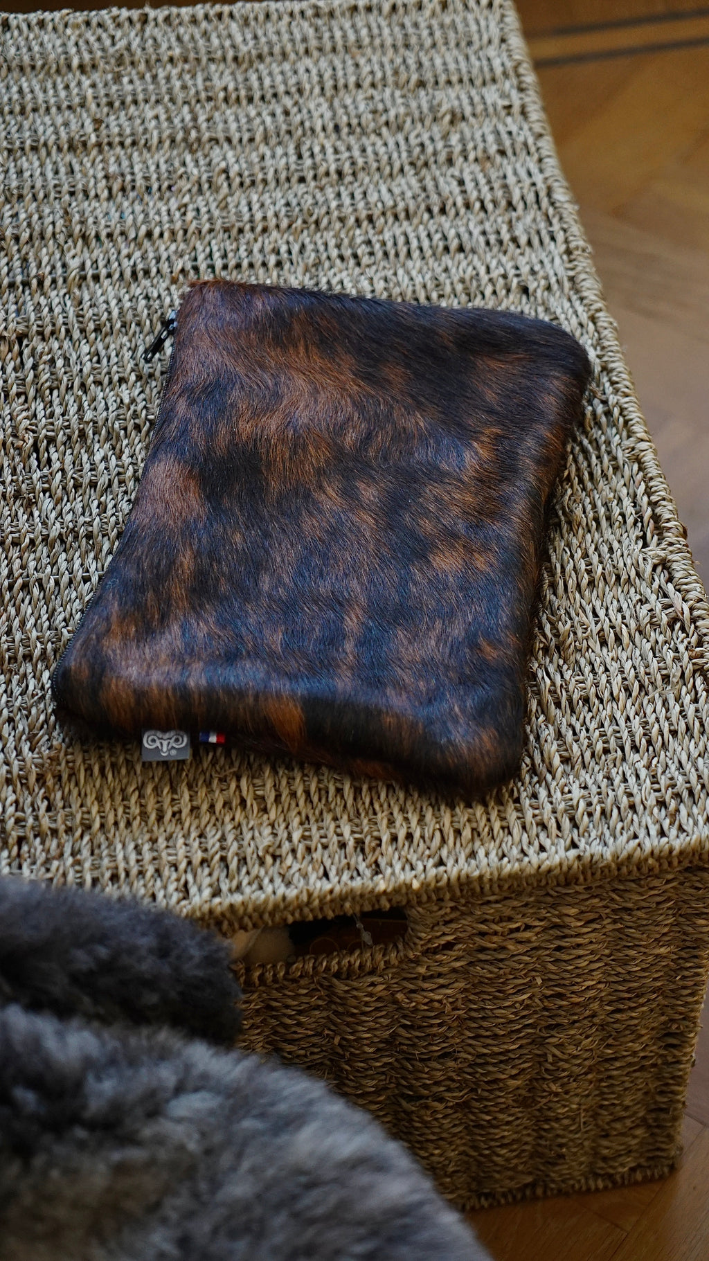 Clutch bag koeienvacht